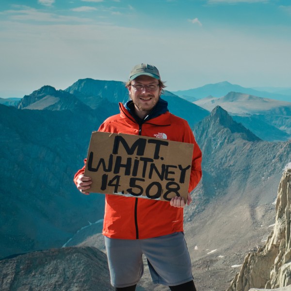 me standing on top of mt whitney